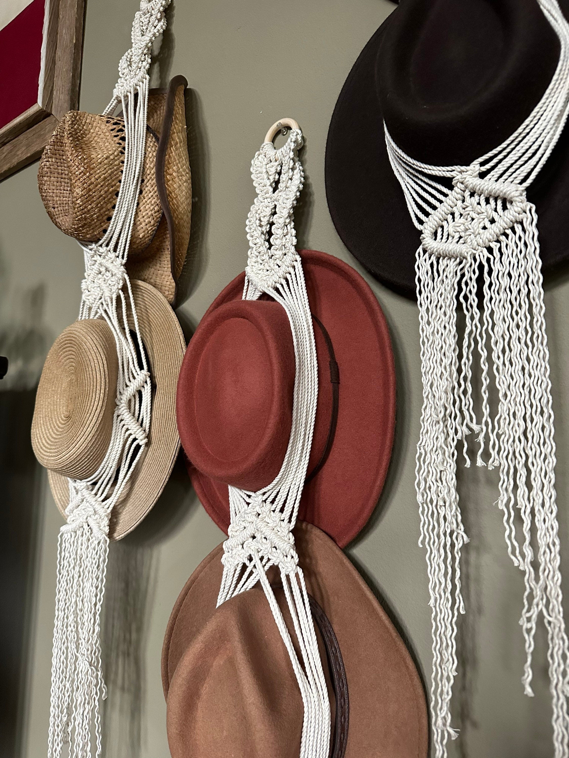 Macrame Hat Hanger