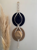 Macrame Hat Hanger – 1, 2, Or 3 Tier Boho Hat Organizer For Wall