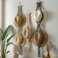 Macrame Hat Holder For Wall, Cowboy Hat Hanger, Boho Hat Organizer, Handmade Hat Rack, Western Hat Storage, Gift For Him