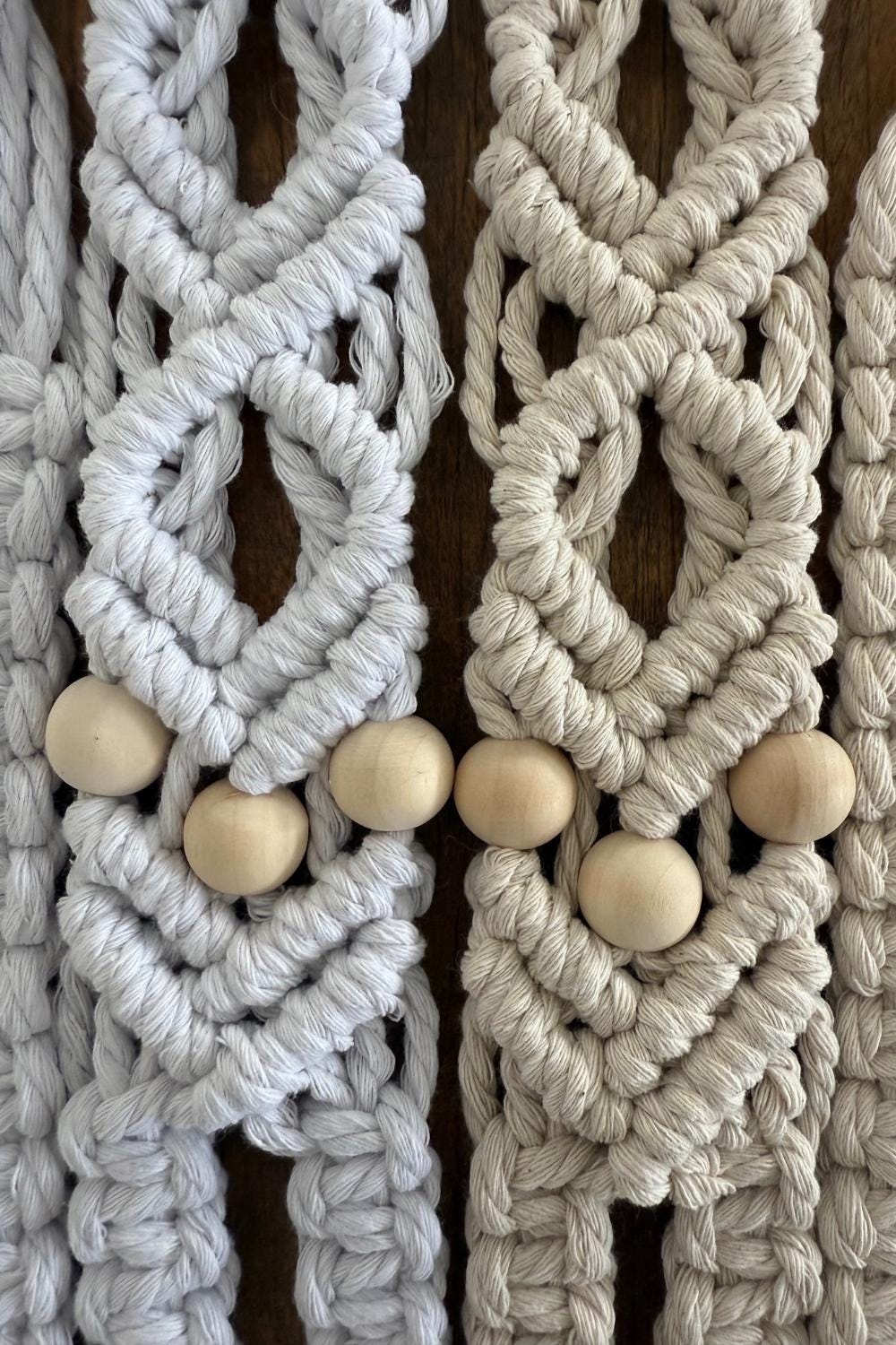 Macrame Hat Hanger – 1, 2, Or 3 Tier Boho Hat Organizer For Wall